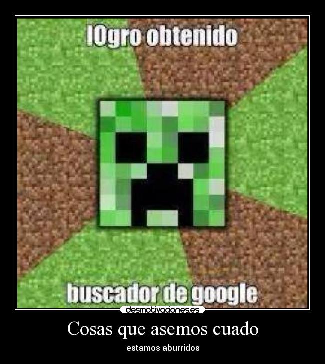 Cosas que asemos cuado - estamos aburridos