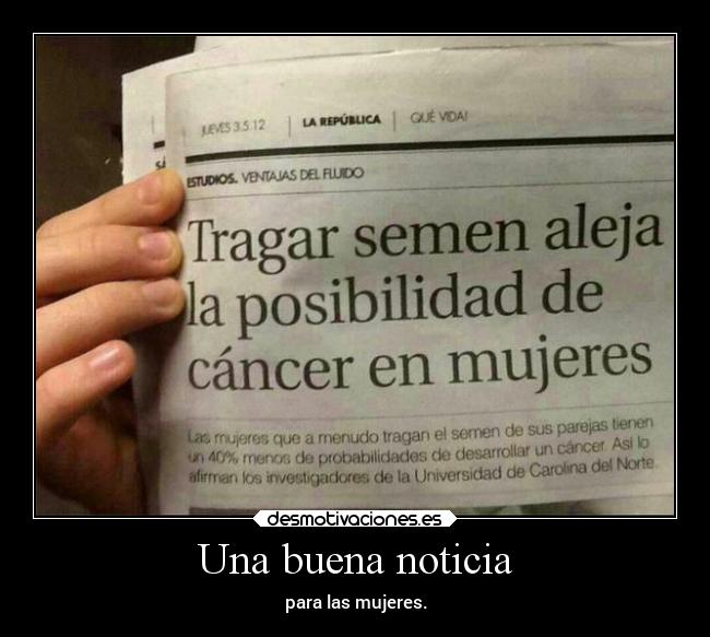 Una buena noticia - 