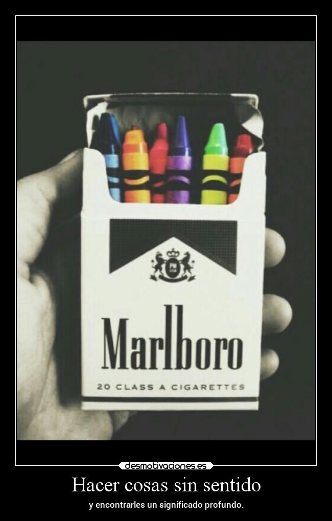 Hacer cosas sin sentido - 