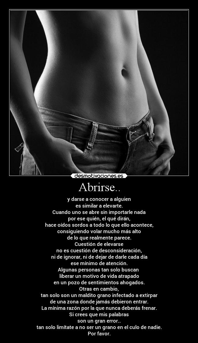 Abrirse.. - 