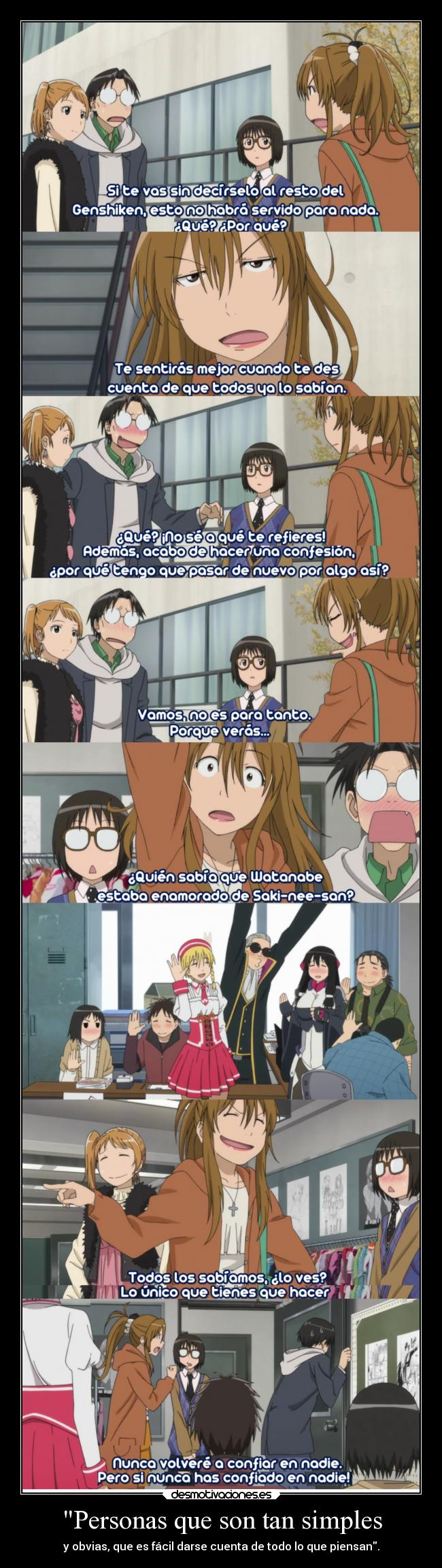 Personas que son tan simples - 