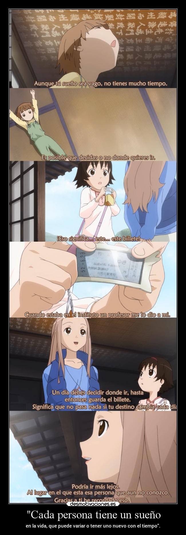 Cada persona tiene un sueño - 