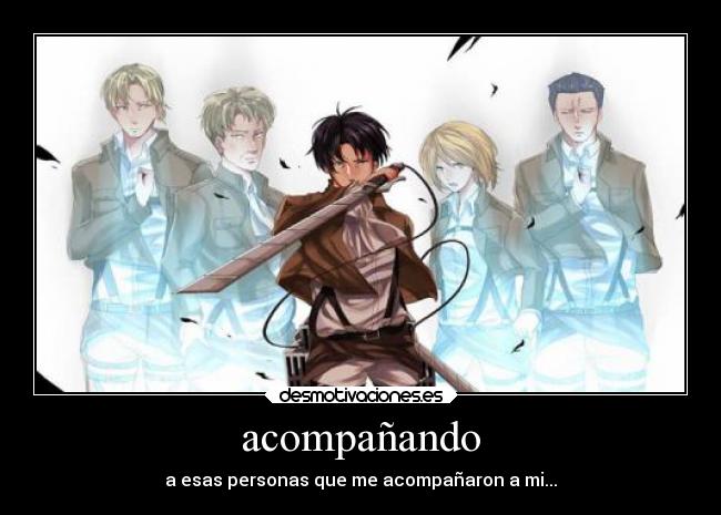 acompañando -