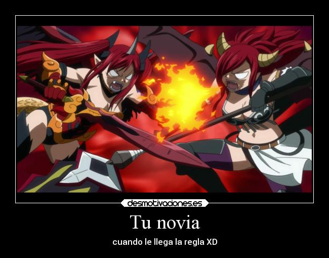 Tu novia - cuando le llega la regla XD