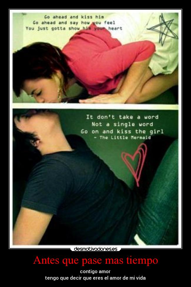 Antes que pase mas tiempo -