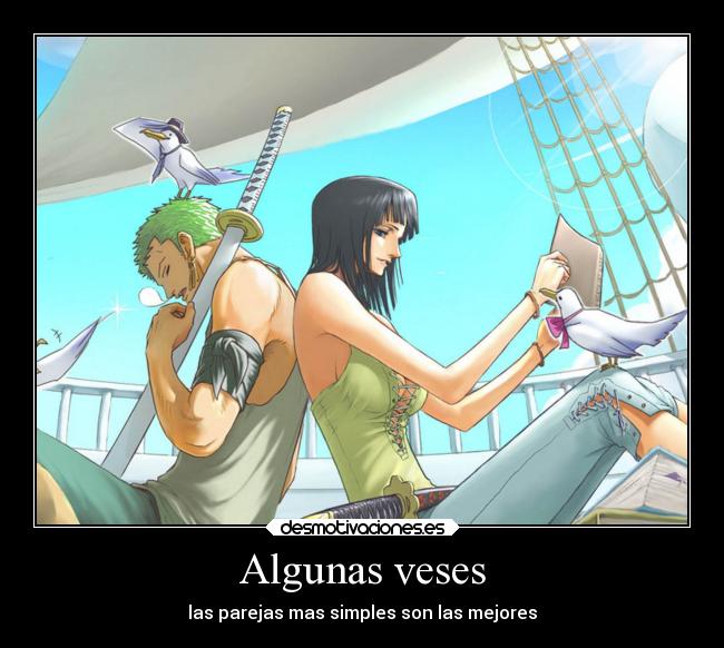 Algunas veses - las parejas mas simples son las mejores