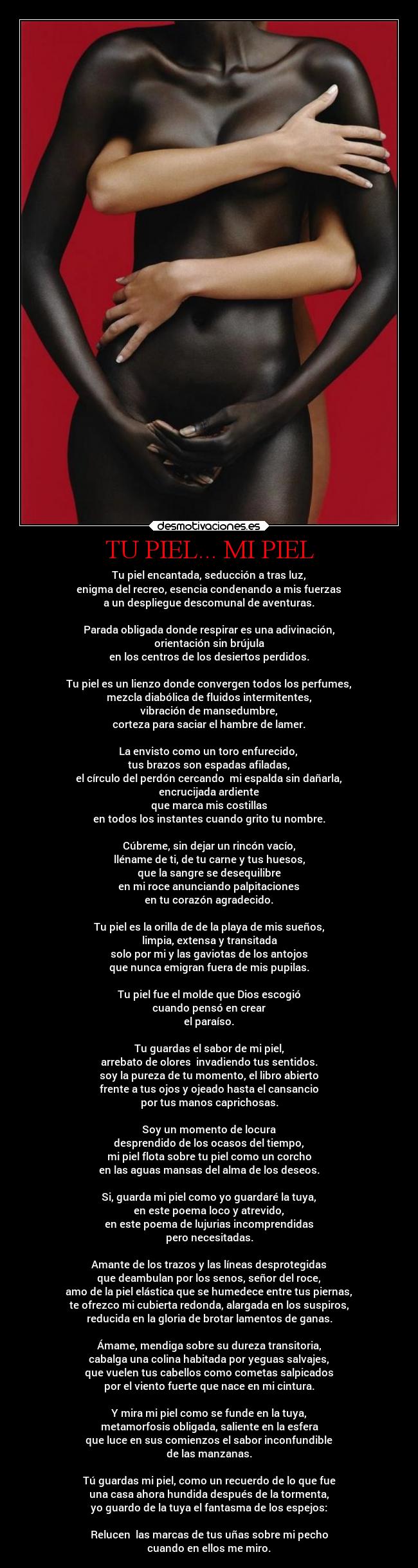 TU PIEL... MI PIEL - 