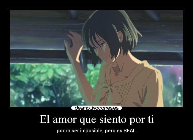 El amor que siento por ti - 