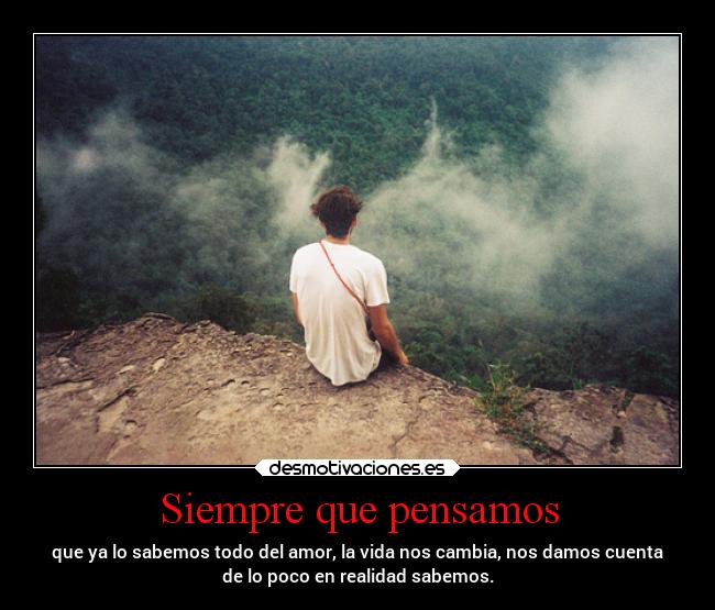 carteles amor poco sabemos realidad render lago persona comidsmisrntad desmotivaciones