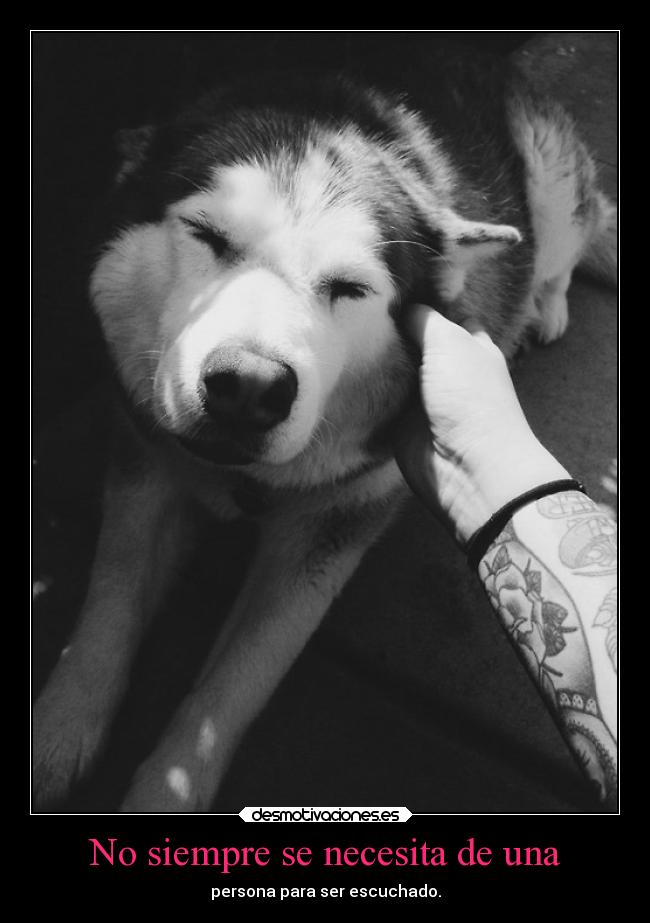 No siempre se necesita de una -