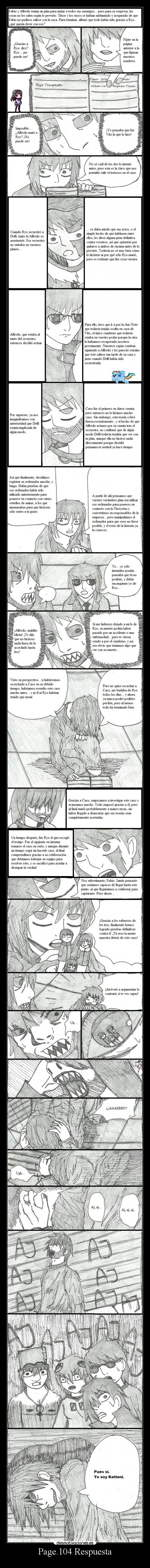 carteles anime 467 aninote capitulo 104 muchas vinetas death note dibujos petandolo itstrueiamkatteni wont desmotivaciones