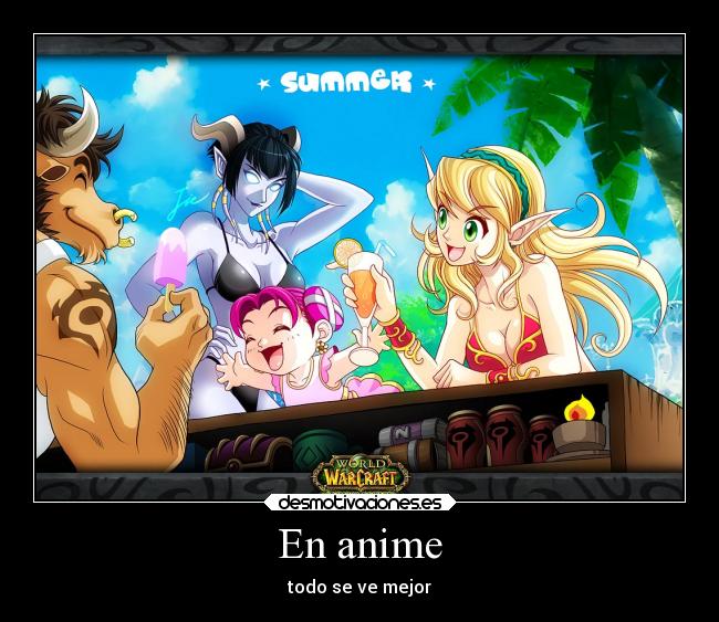En anime - todo se ve mejor