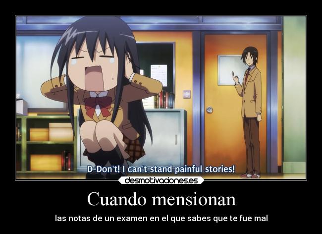 carteles anime ese estado negacion que nos todos algu momento desmotivaciones