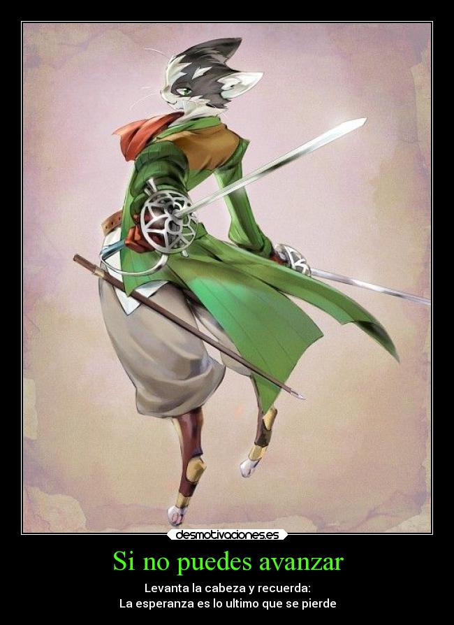 Si no puedes avanzar - 