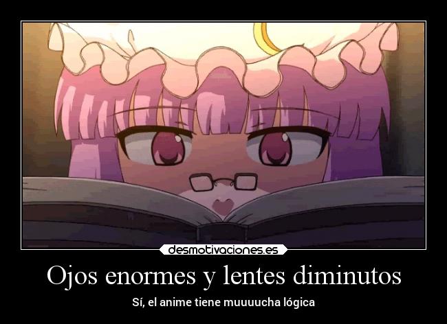 Ojos enormes y lentes diminutos -