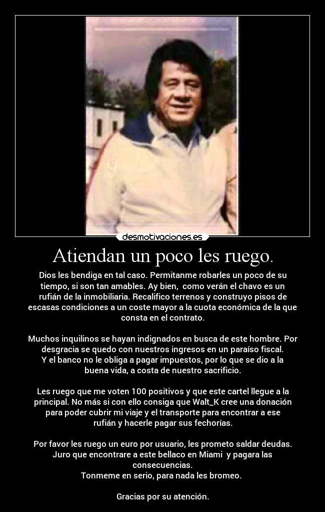 carteles ayuda bellaco economia desmotivaciones