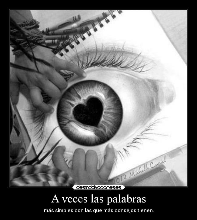 A veces las palabras -