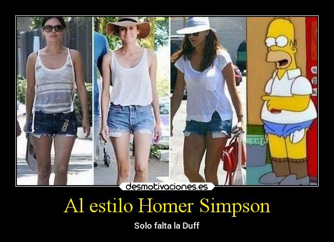 Al estilo Homer Simpson - 