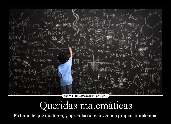Queridas matemáticas - 
