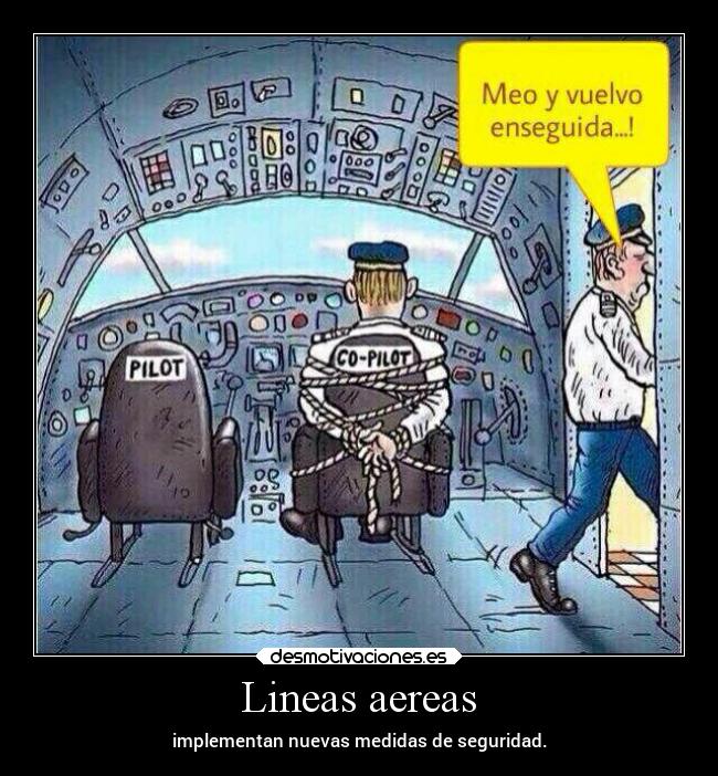 Lineas aereas - implementan nuevas medidas de seguridad.