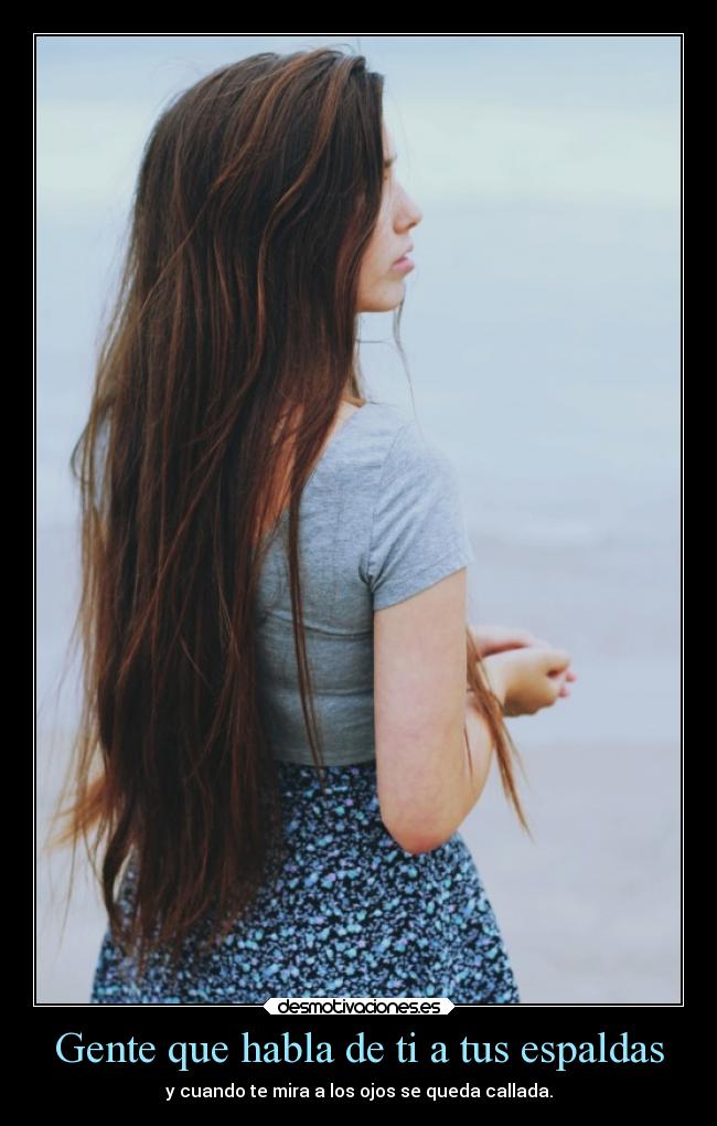 Gente que habla de ti a tus espaldas -