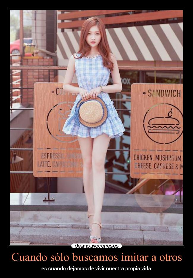 Cuando sólo buscamos imitar a otros - 