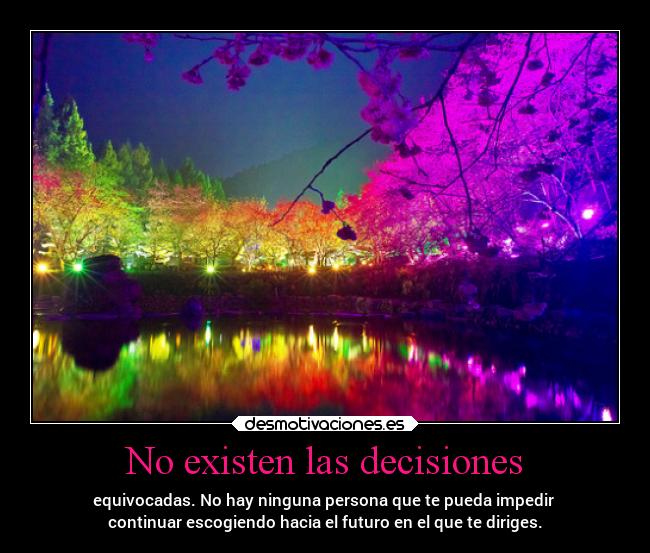 No existen las decisiones - 
