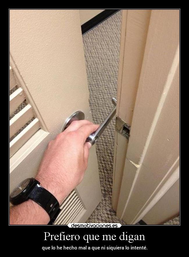 Prefiero que me digan - 