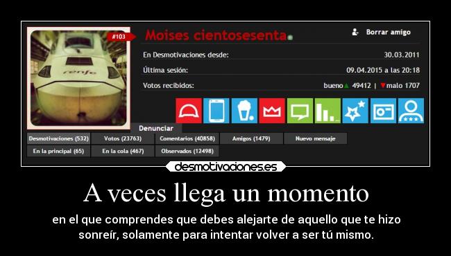 A veces llega un momento - 