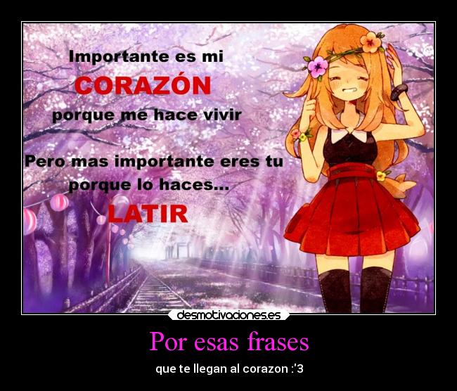 carteles frases anime amor amistad desmotivaciones