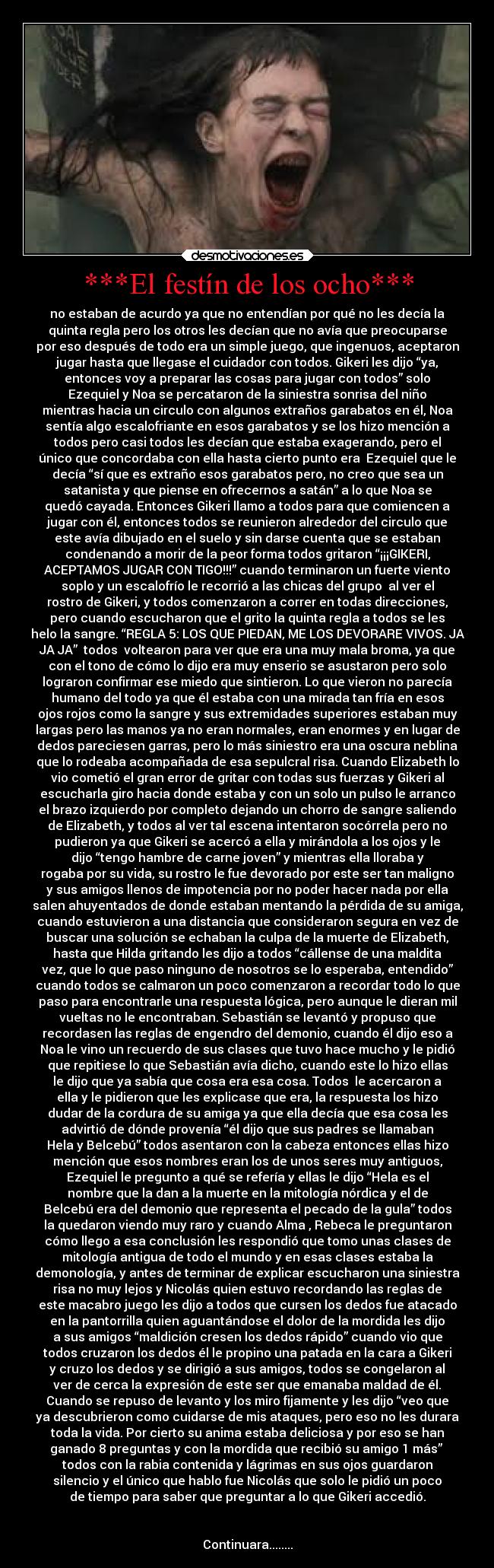 ***El festín de los ocho*** -