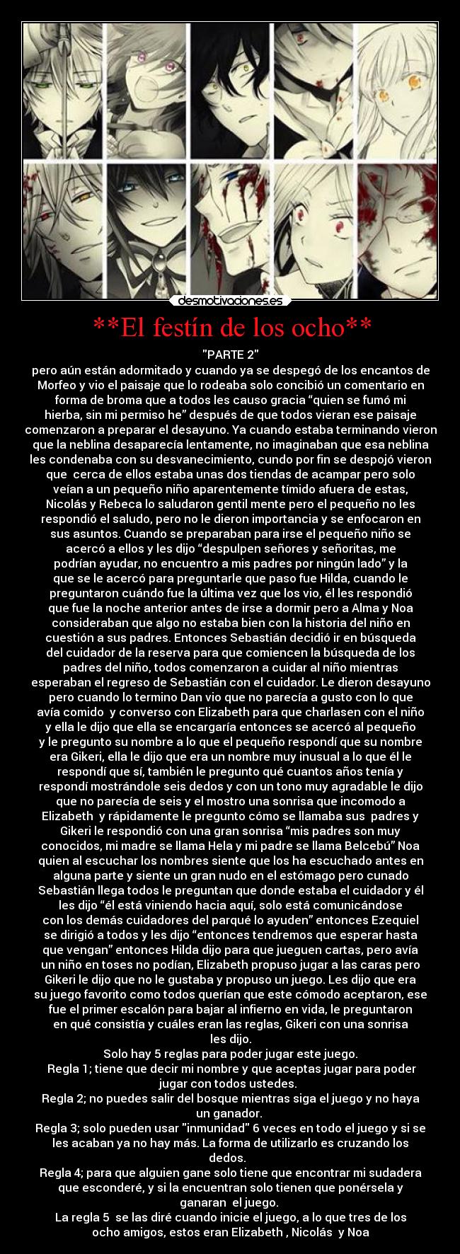 **El festín de los ocho** -