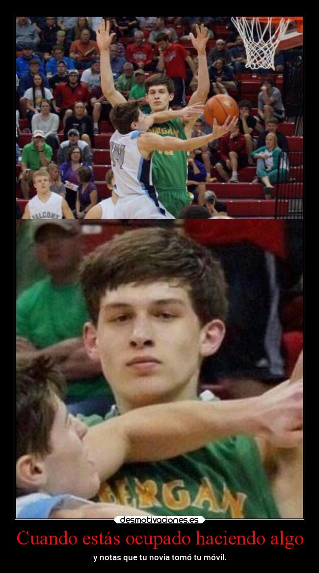 Cuando estás ocupado haciendo algo - 