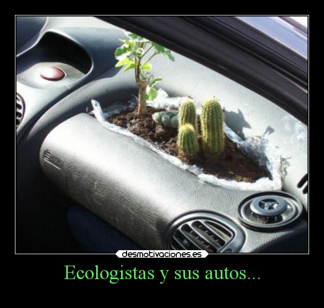Ecologistas y sus autos... - 