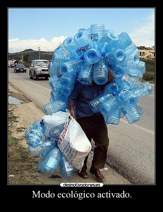 Modo ecológico activado. -