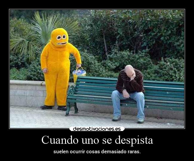 Cuando uno se despista -