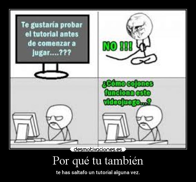 carteles humor videojuegos tutorial bygg desmotivaciones