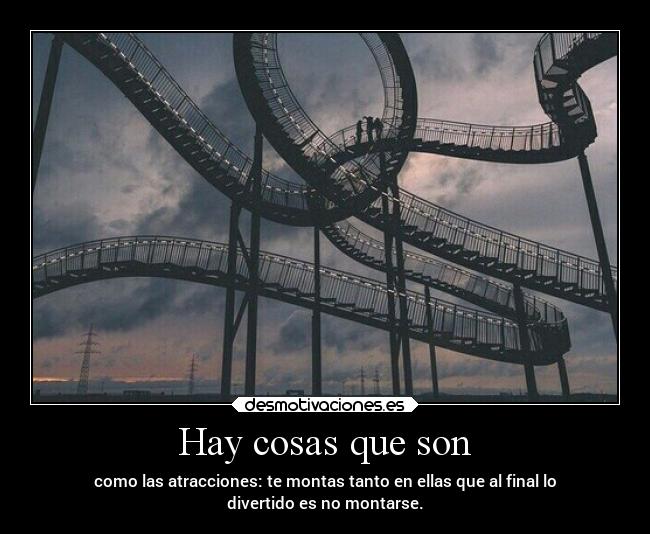 Hay cosas que son - 