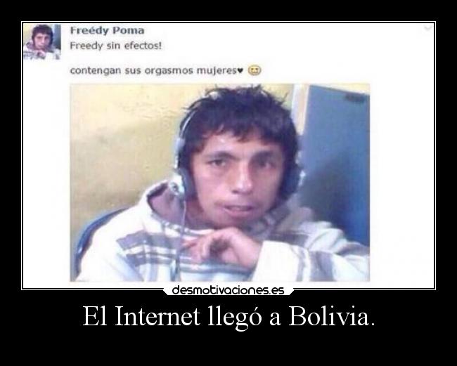 carteles internet internet bolivia desmotivaciones
