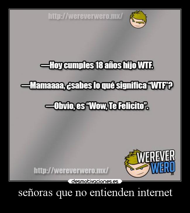 señoras que no entienden internet -