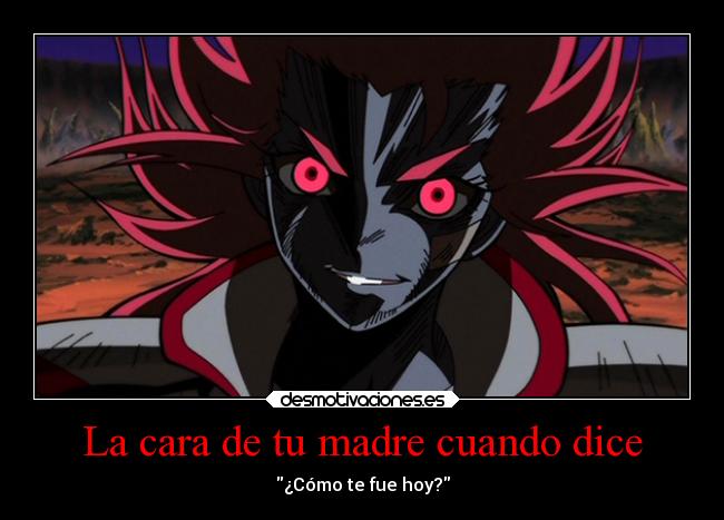 carteles madre anime miedo madre desmotivaciones