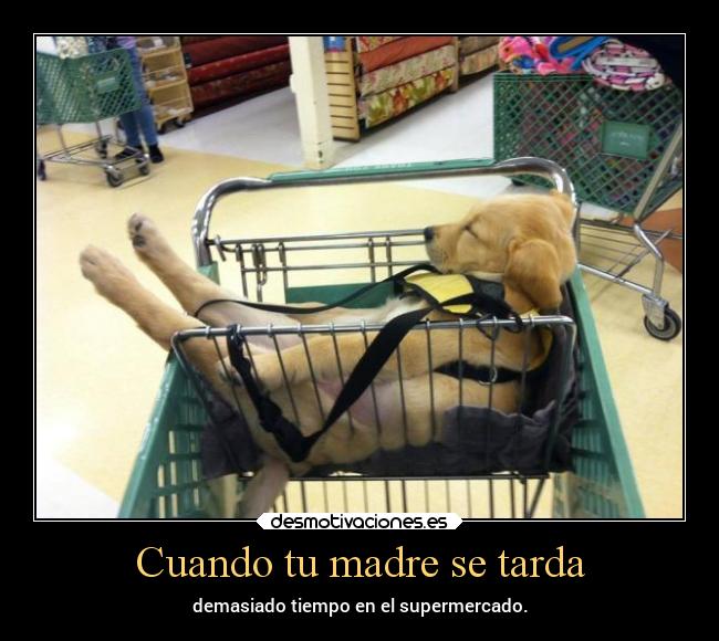 Cuando tu madre se tarda -