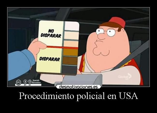 Procedimiento policial en USA -