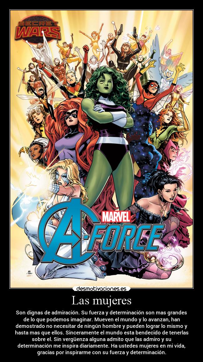 carteles mujer mujeres fuertes desmotivaciones