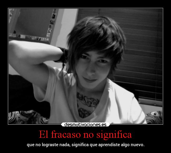 El fracaso no significa - 