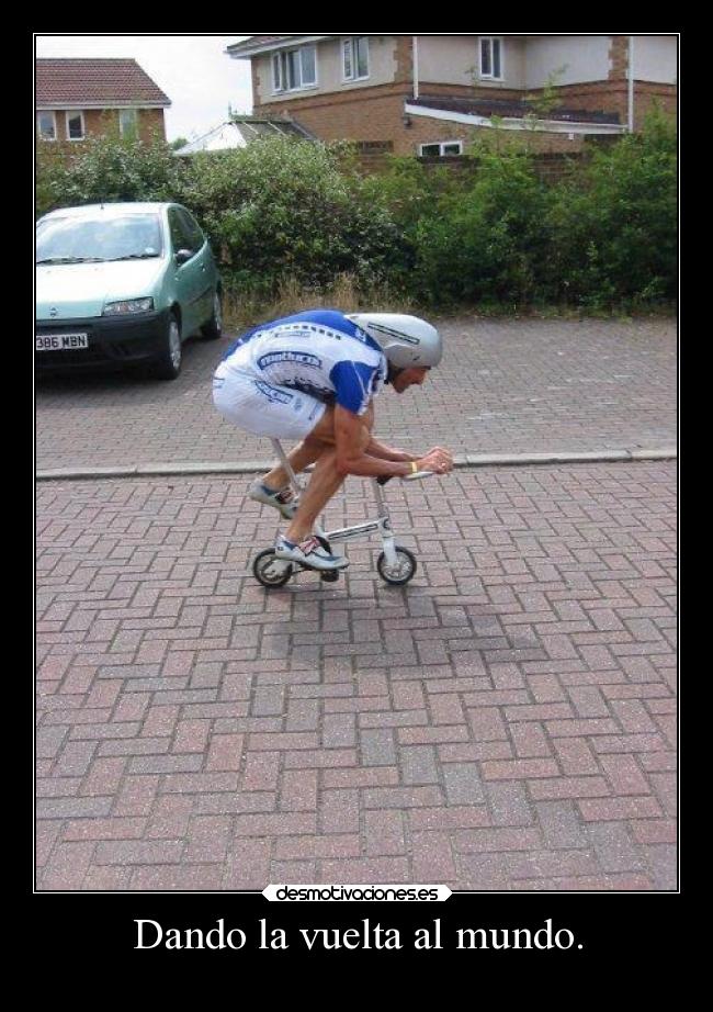 Dando la vuelta al mundo. -