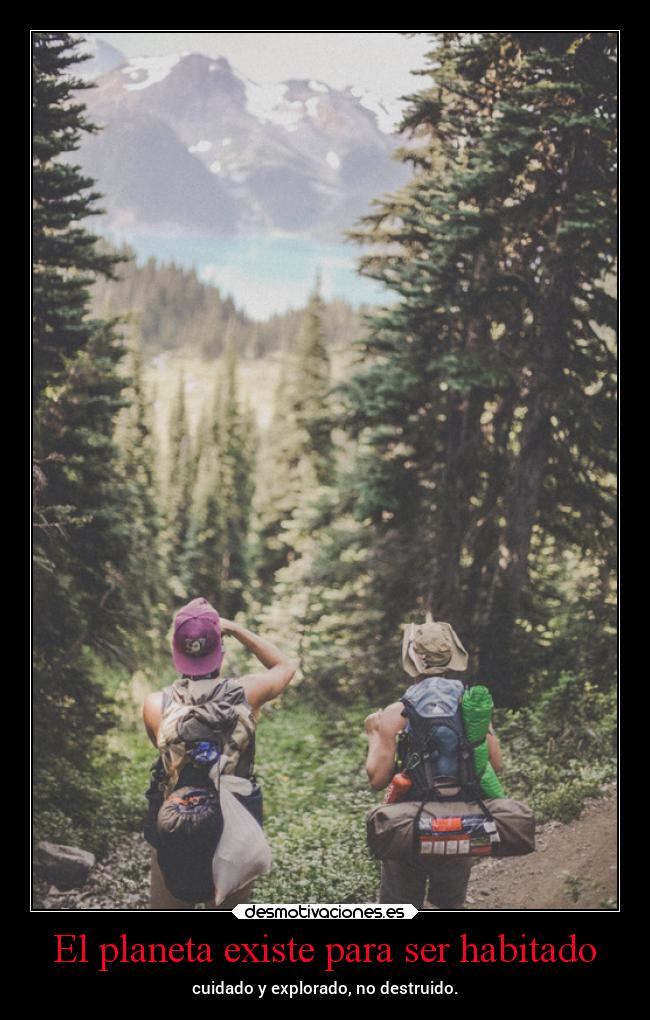 carteles naturaleza mundo desmotivaciones
