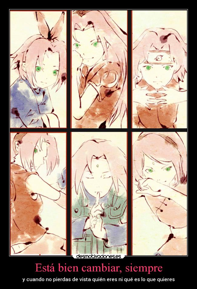Está bien cambiar, siempre - 