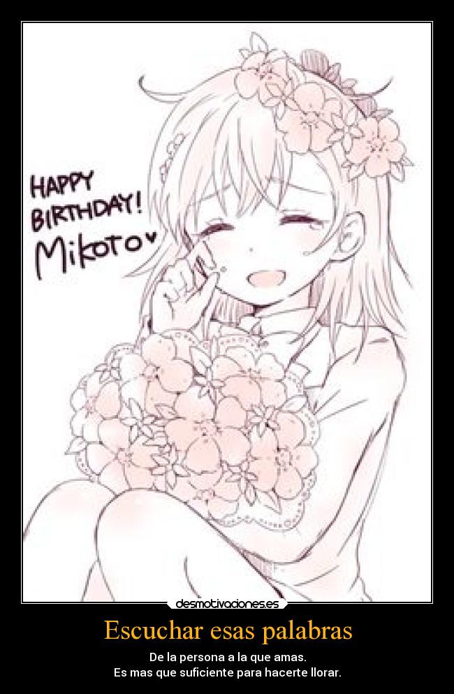 Escuchar esas palabras - 