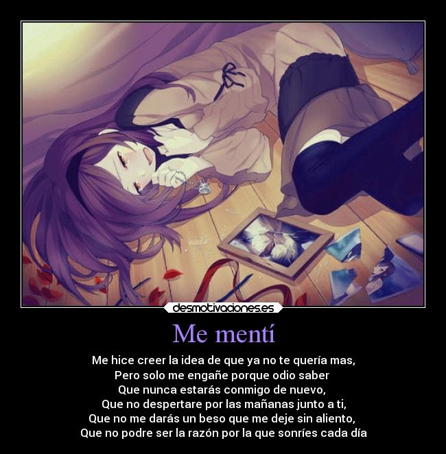 Me mentí - 